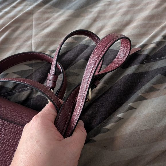 Coach Burgundy Crossbody Bag - Picture 6 of 8